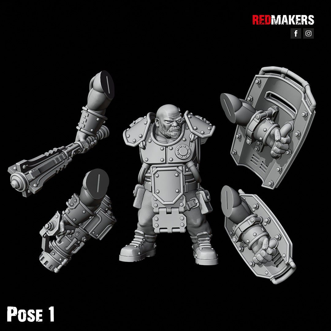 Imperial Force Abhuman Armored Giants Squad (5)