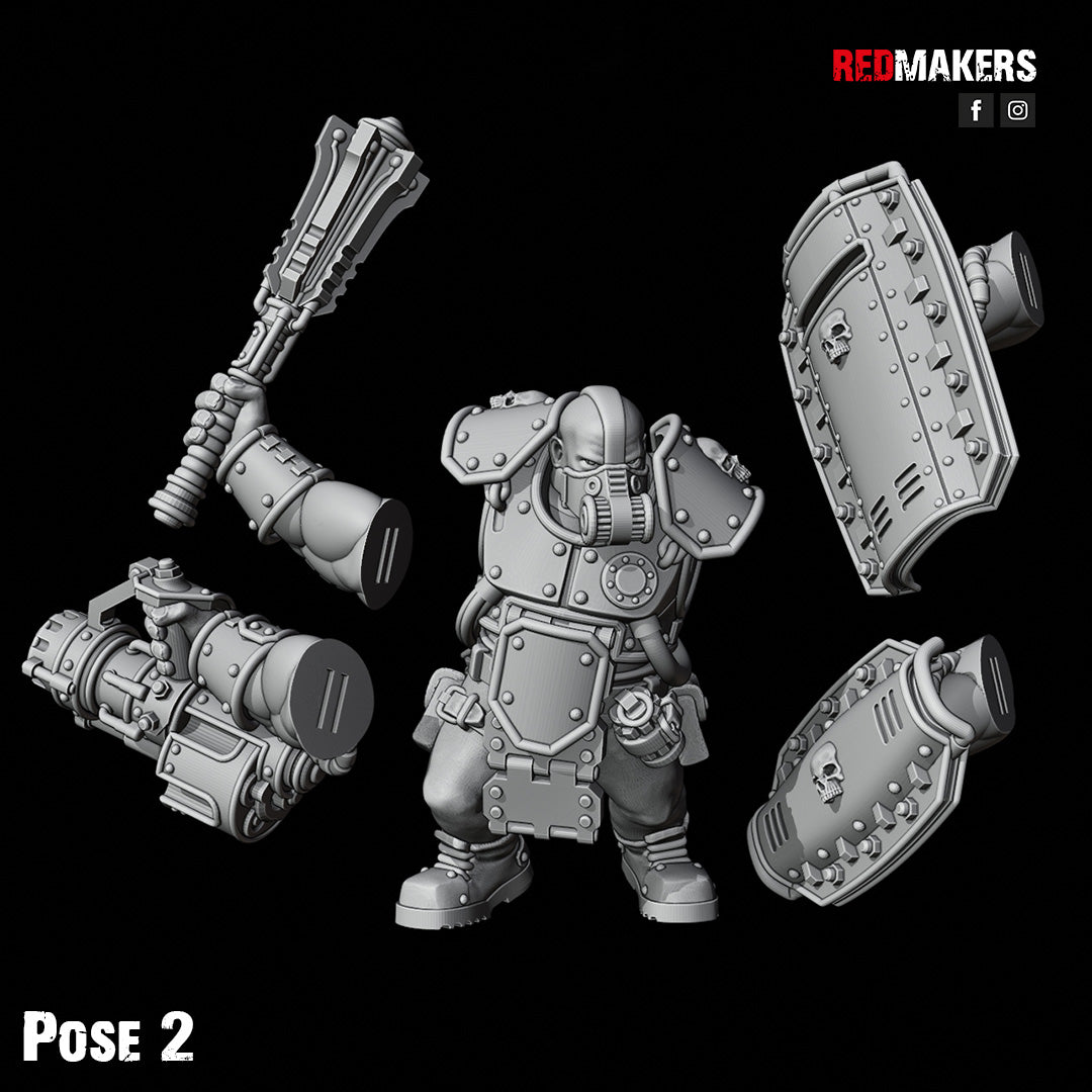 Imperial Force Abhuman Armored Giants Squad (5)