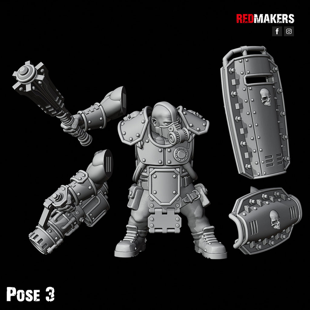 Imperial Force Abhuman Armored Giants Squad (5)