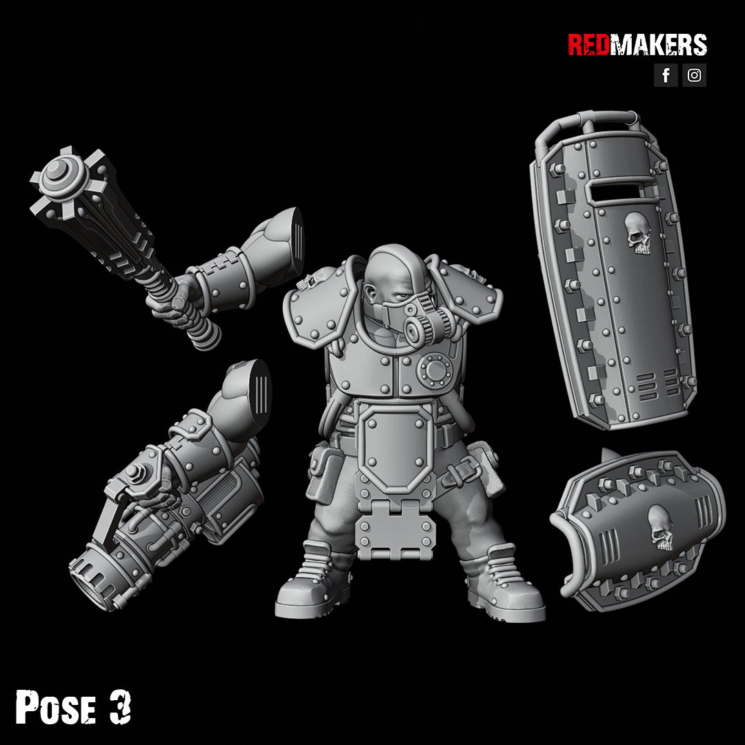 Imperial Force Abhuman Armored Giants Squad (5)