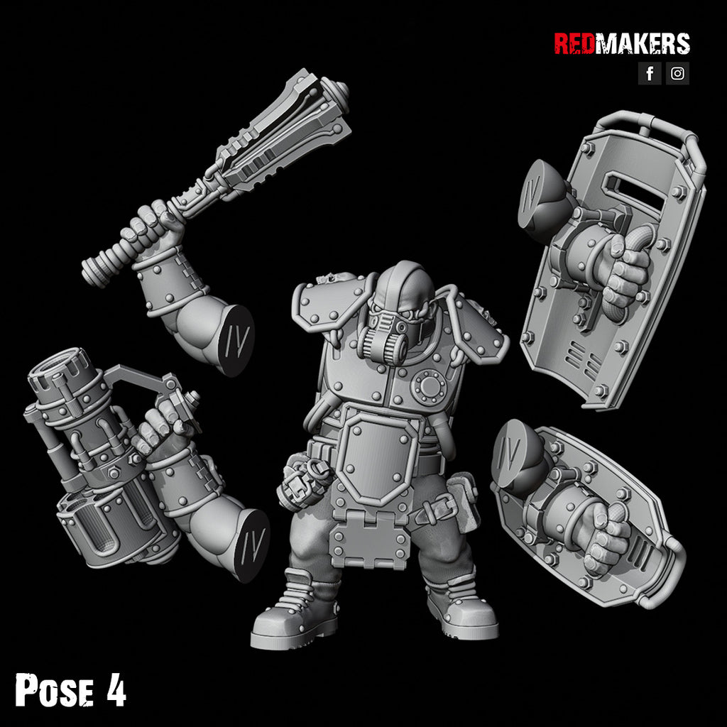 Imperial Force Abhuman Armored Giants Squad (5)