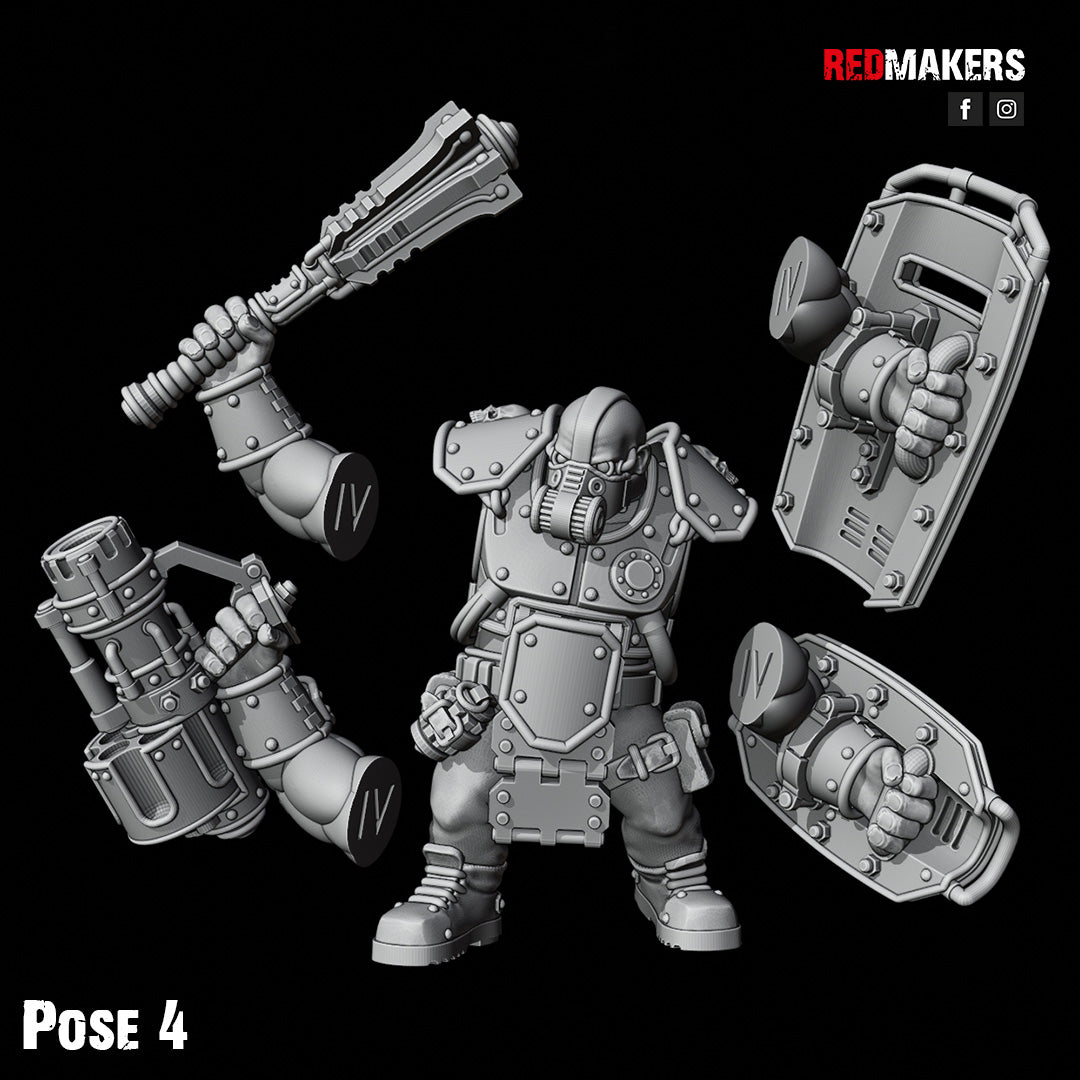 Imperial Force Abhuman Armored Giants Squad (5)