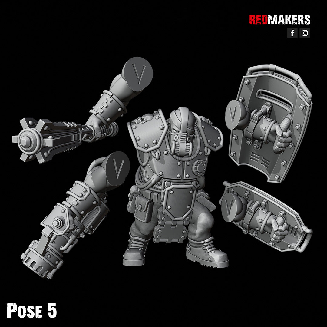 Imperial Force Abhuman Armored Giants Squad (5)