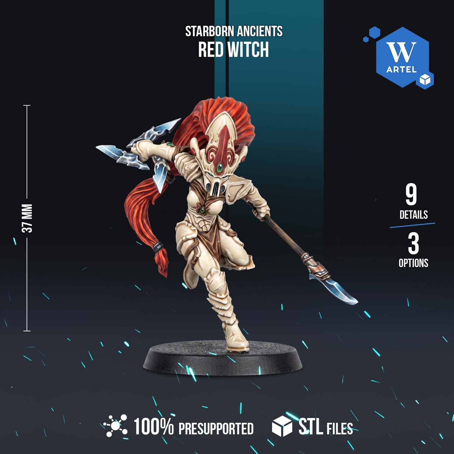 Space Elves Red Witch