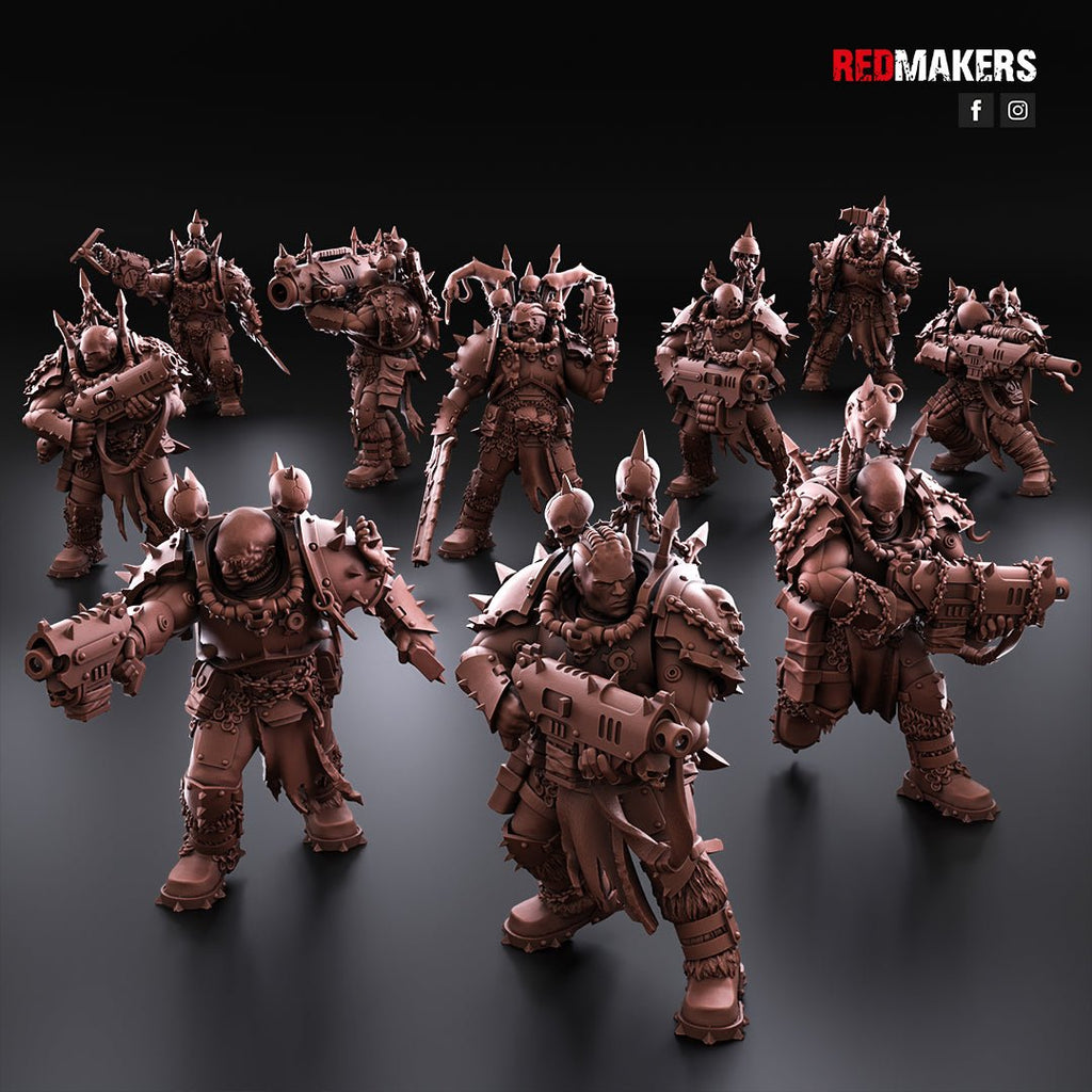 Renegade Marine Scouts Kill Squad (10) - Tabletop Miniatures - ProxiesAU