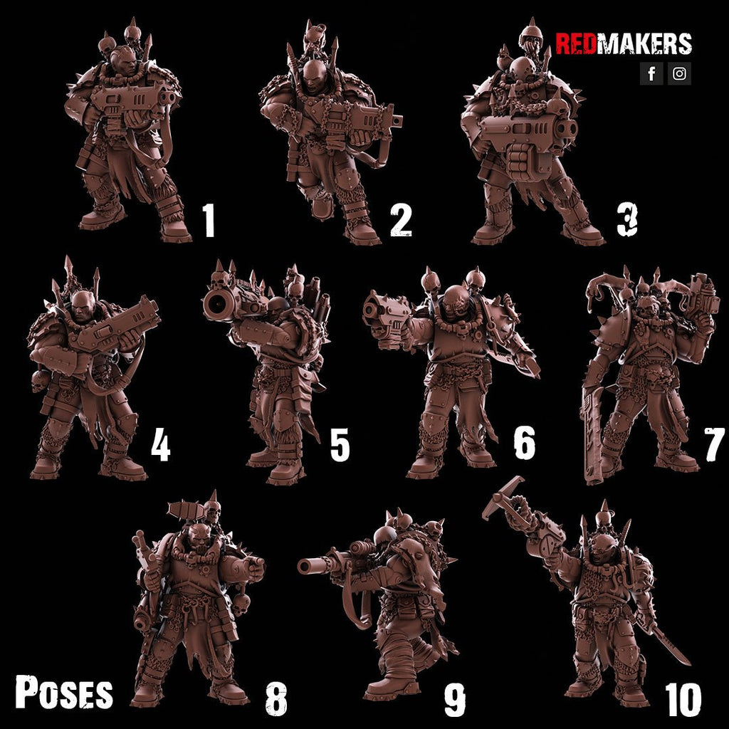 Renegade Marine Scouts Kill Squad (10) - Tabletop Miniatures - ProxiesAU