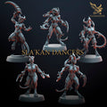Sla Kan Dancers Set 1 (5) - Resin Miniatures - ProxiesAU