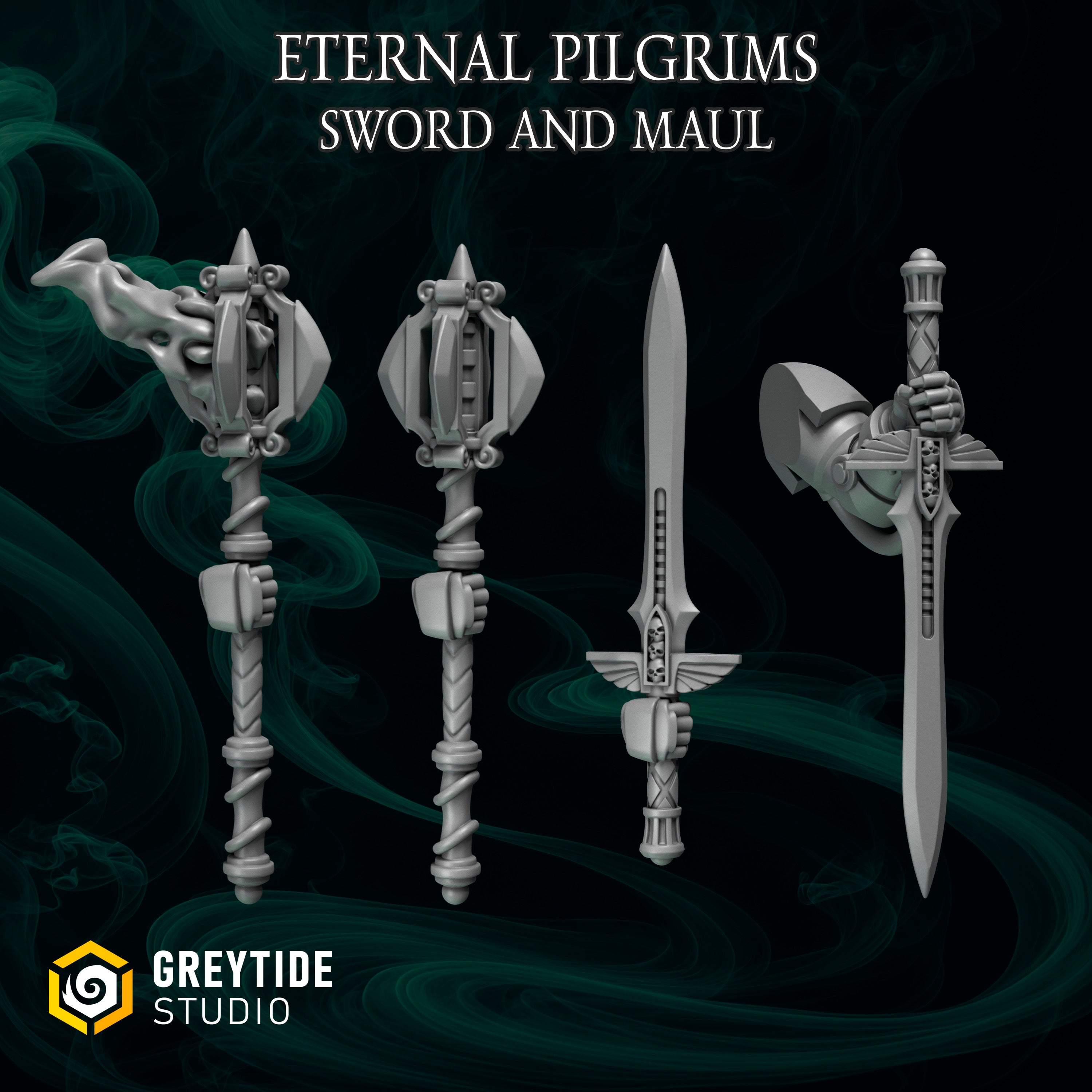 Eternal Pilgrim Big Sword and Maul Pack (4pcs)
