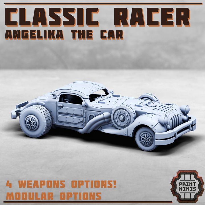 Silent Spectres Gang - Classic Racer Angelika (1) - Tabletop Miniatures - ProxiesAU