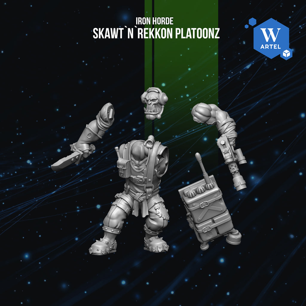Space Orc Skawt`n`Rekkon Platoonz