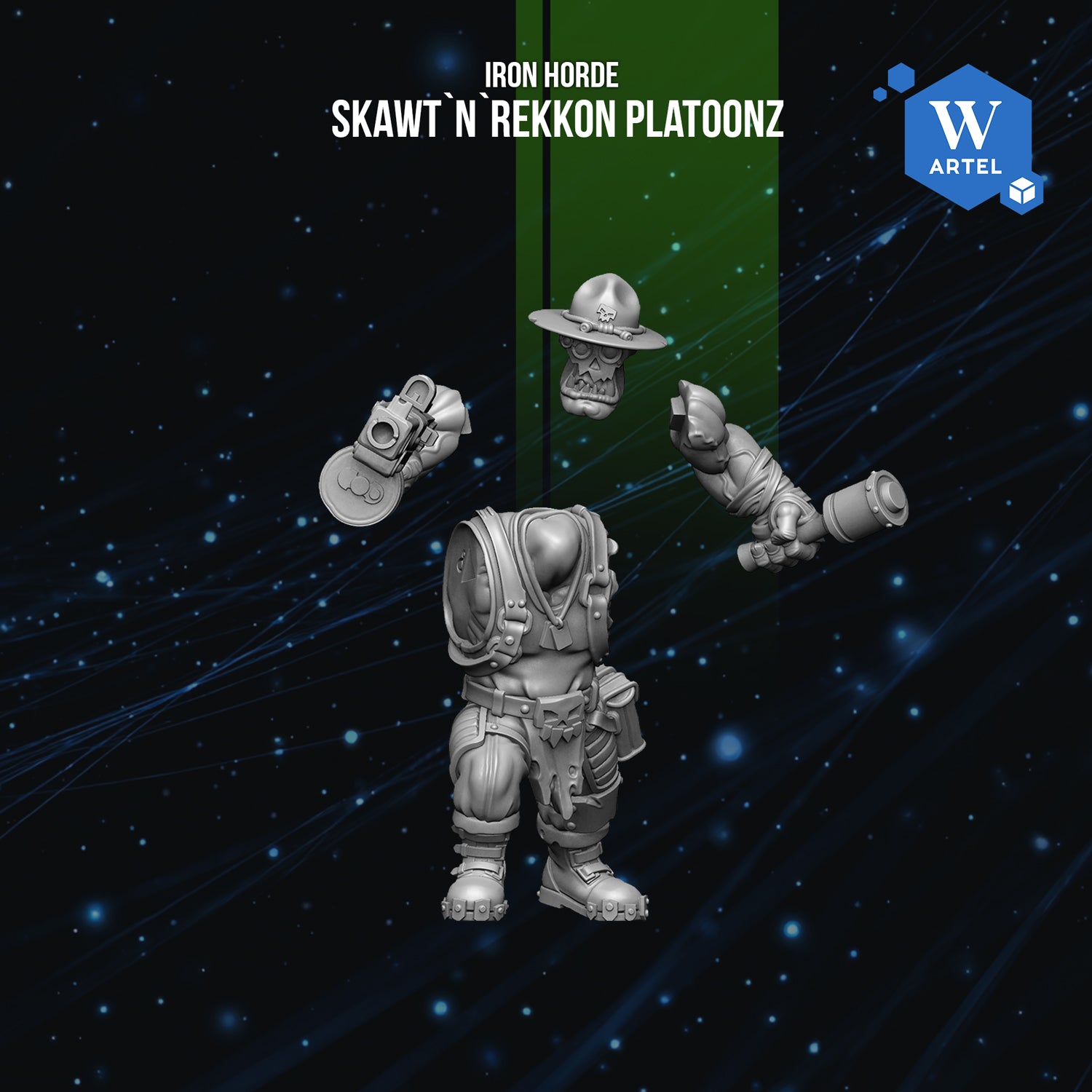 Space Orc Skawt`n`Rekkon Platoonz