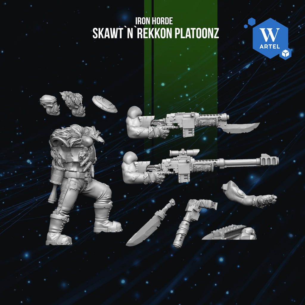 Space Orc Skawt`n`Rekkon Platoonz