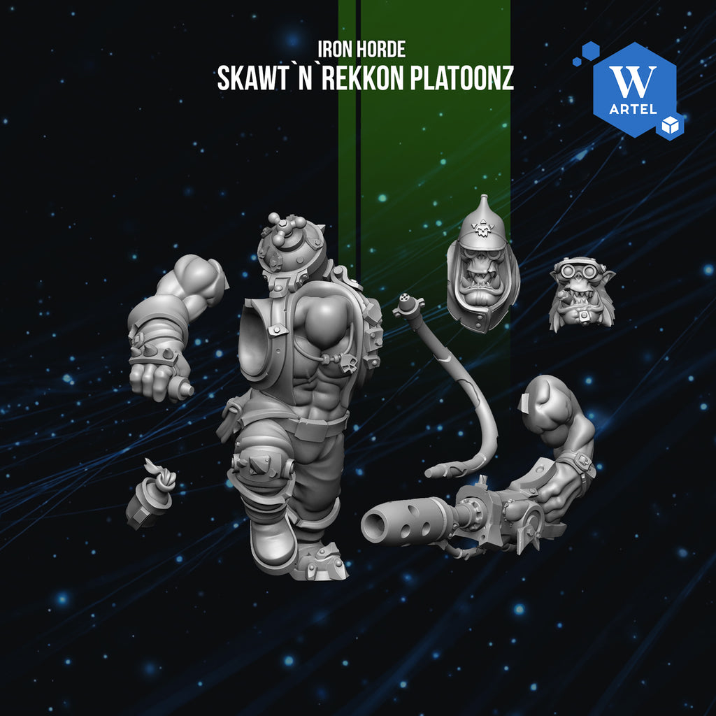 Space Orc Skawt`n`Rekkon Platoonz