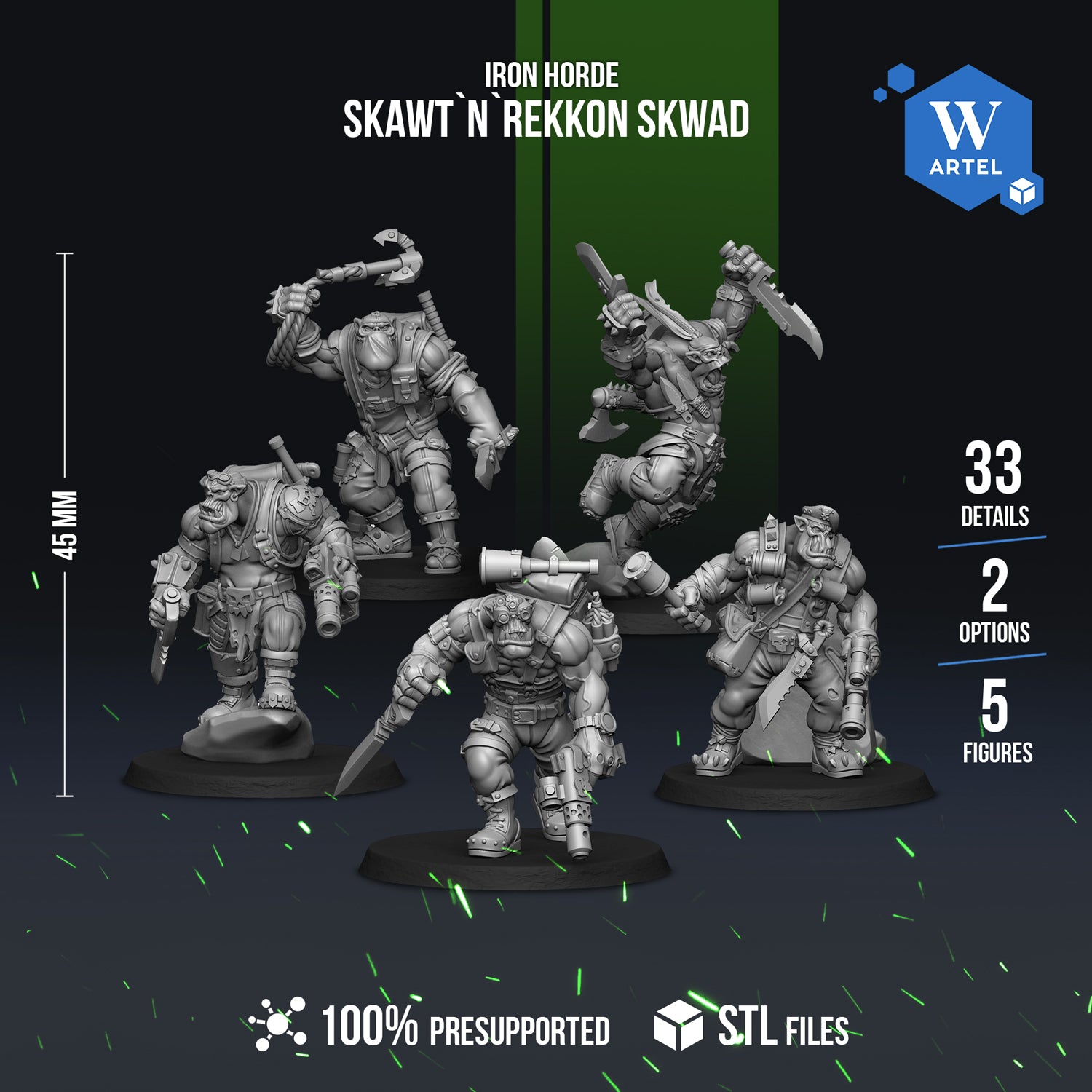 Space Orc Skawt’n’Rekkon Skwad