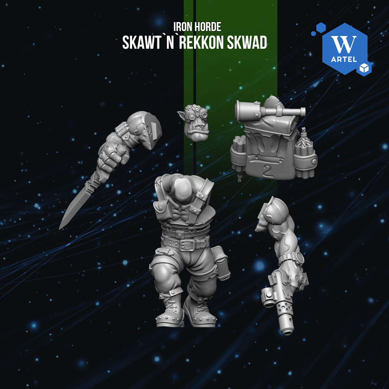 Space Orc Skawt’n’Rekkon Skwad