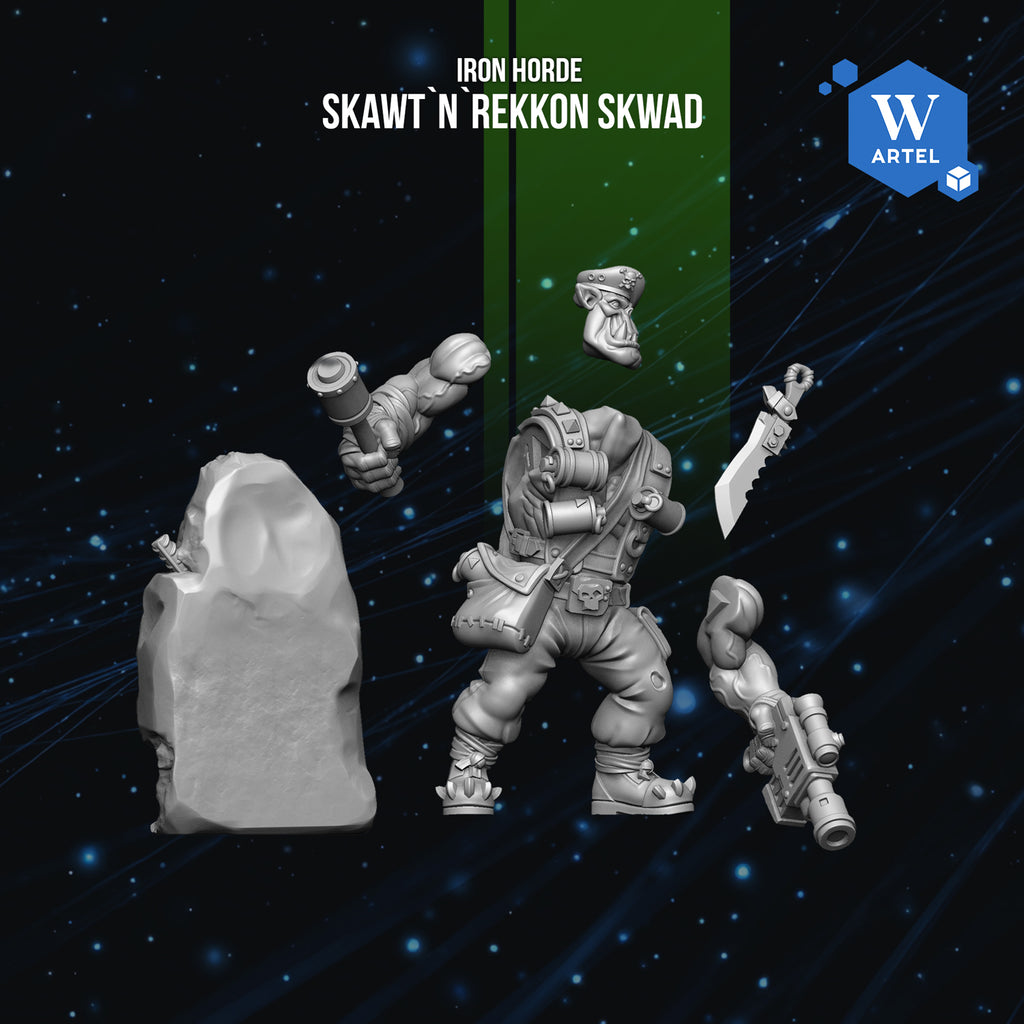 Space Orc Skawt’n’Rekkon Skwad