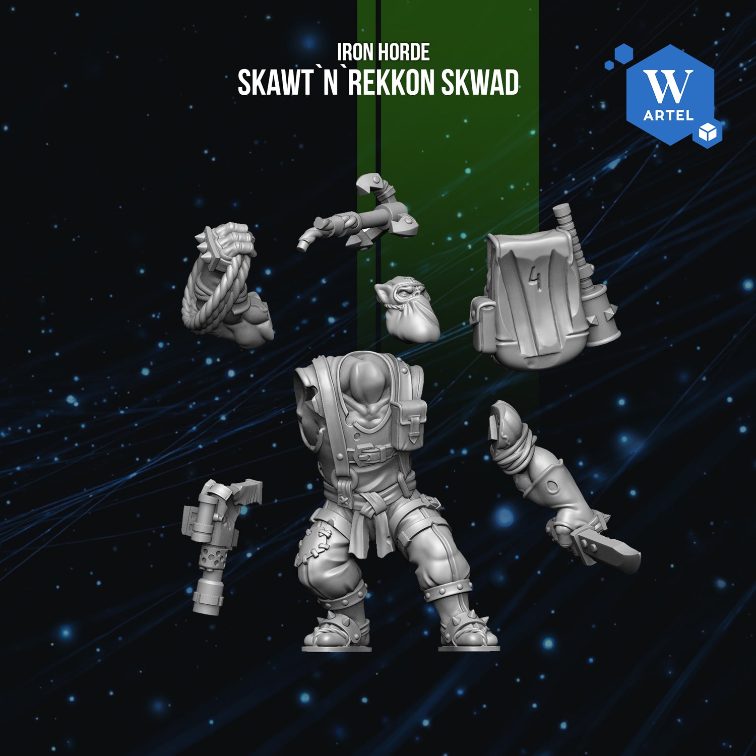 Space Orc Skawt’n’Rekkon Skwad