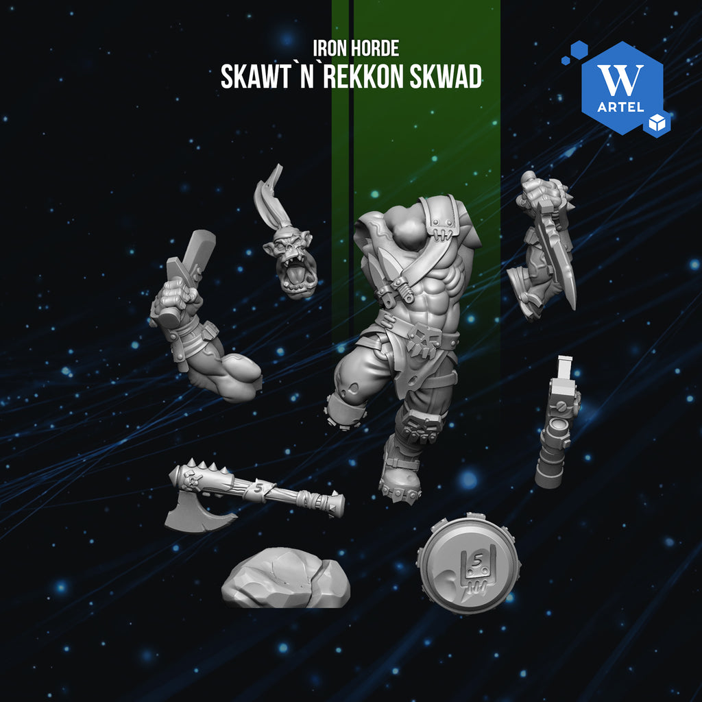 Space Orc Skawt’n’Rekkon Skwad
