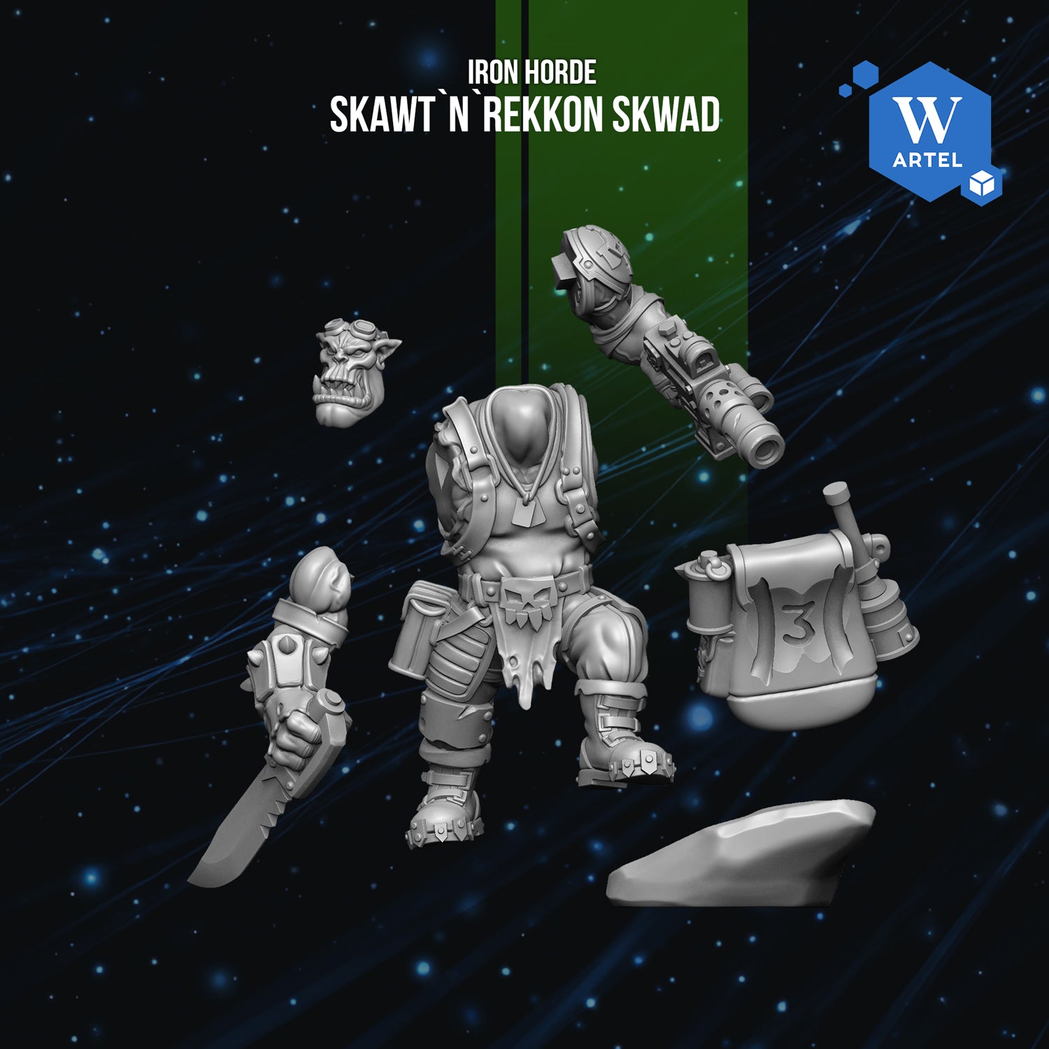 Space Orc Skawt’n’Rekkon Skwad