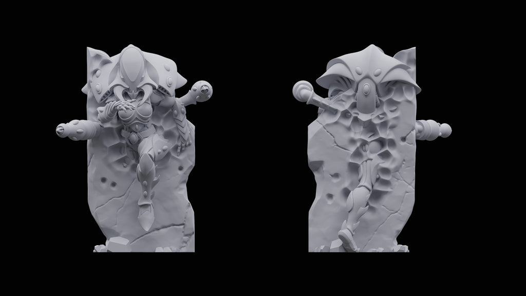 Space Elves Arachnids (5) - Resin Miniatures - ProxiesAU