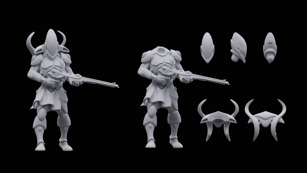 Space Elves Defender Squad (11)