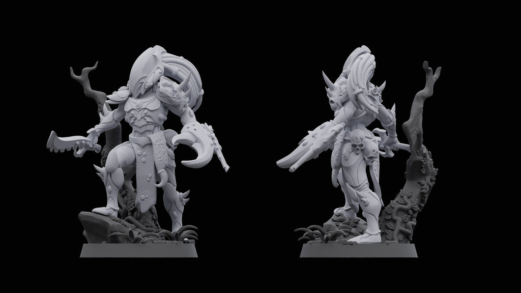 Space Elves Primeval Eviscerators (5) - Resin Miniatures - ProxiesAU