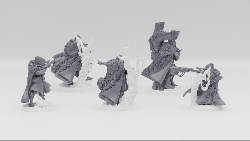 Space Elves Primeval Recoon Squad (5) - Resin Miniatures - ProxiesAU