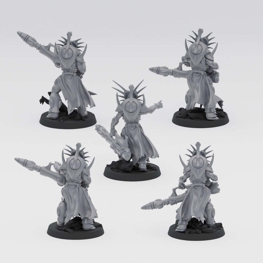 Space Elves Primeval Soul Eaters (5) - Resin Miniatures - ProxiesAU