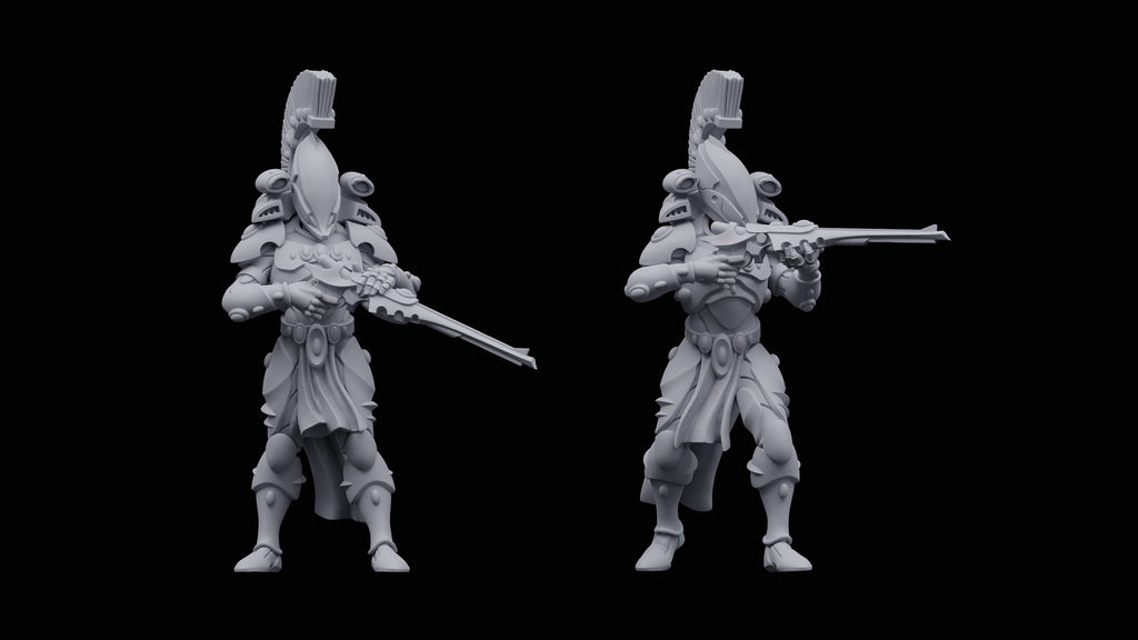 Space Elves Vindicators (5) - Resin Miniatures - ProxiesAU