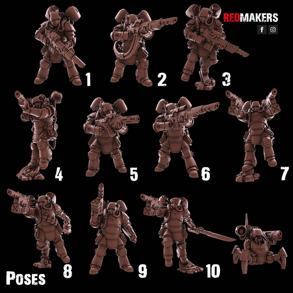 Special Forces Kill Squad (10) - Resin Miniatures - ProxiesAU