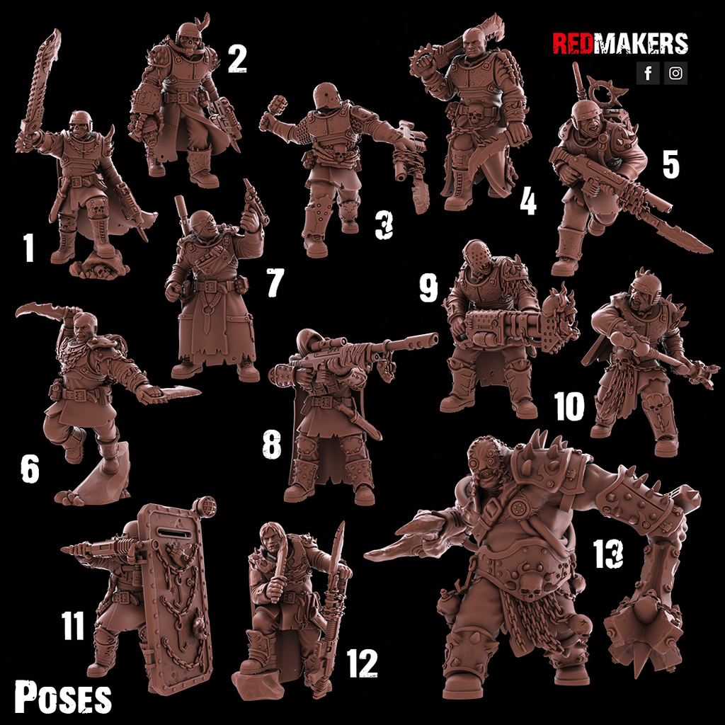 The Butcher's Tithe Kill Squad (13) - Tabletop Miniatures - ProxiesAU