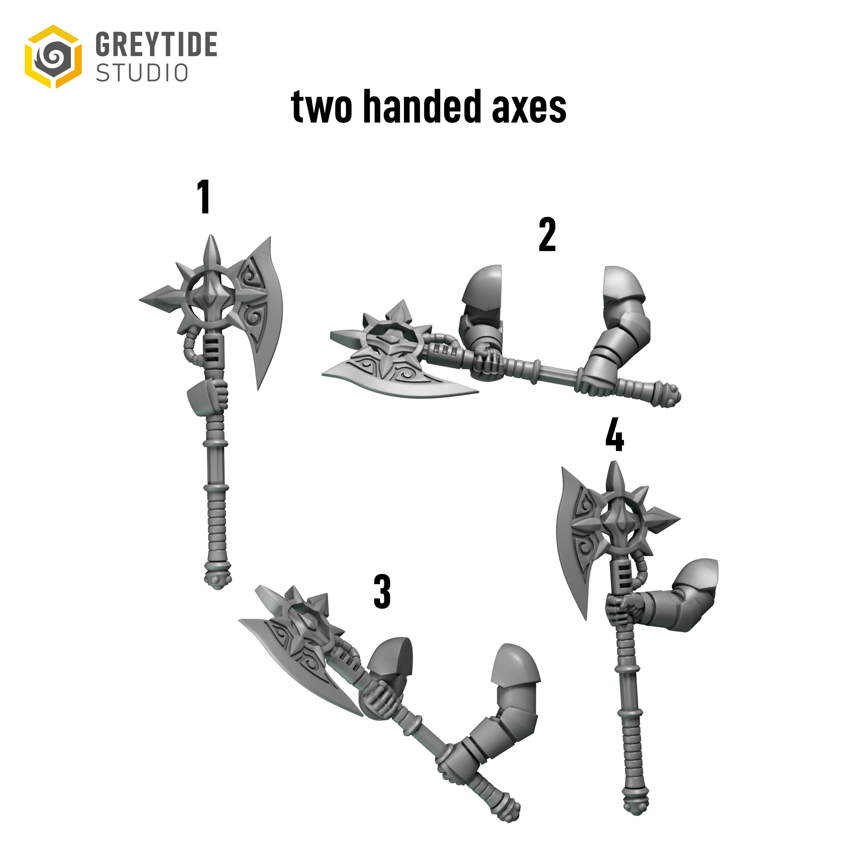 Crimson Lords Two Handed Axes (4)