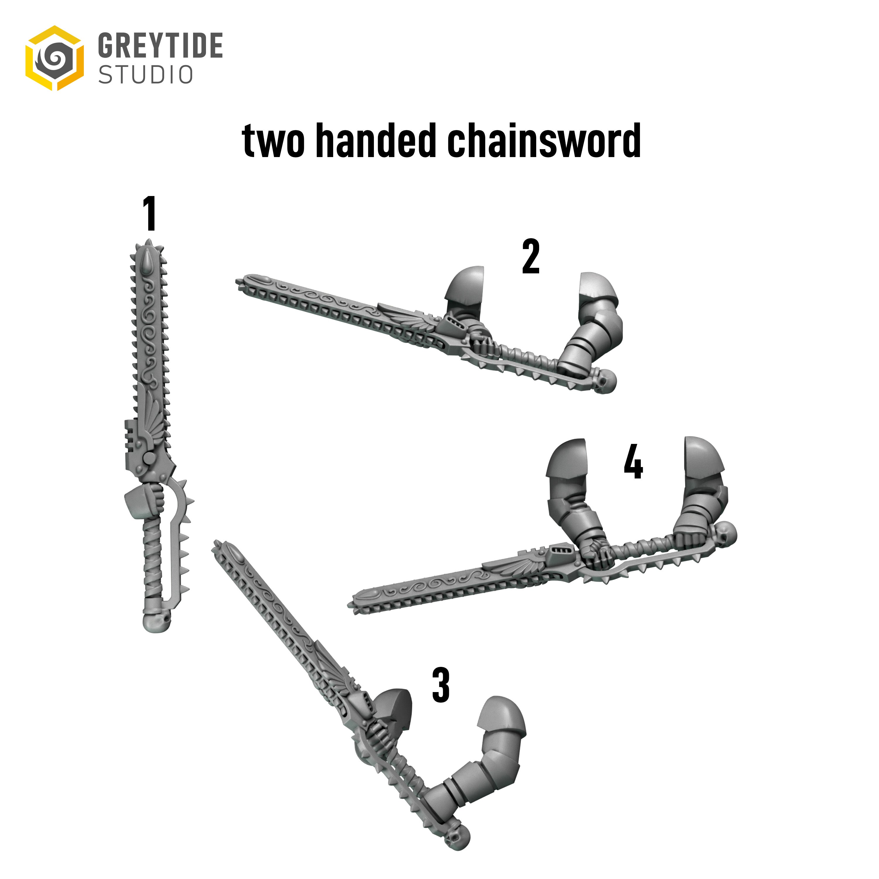 Crimson Lords Two Handed Chainswords (4)