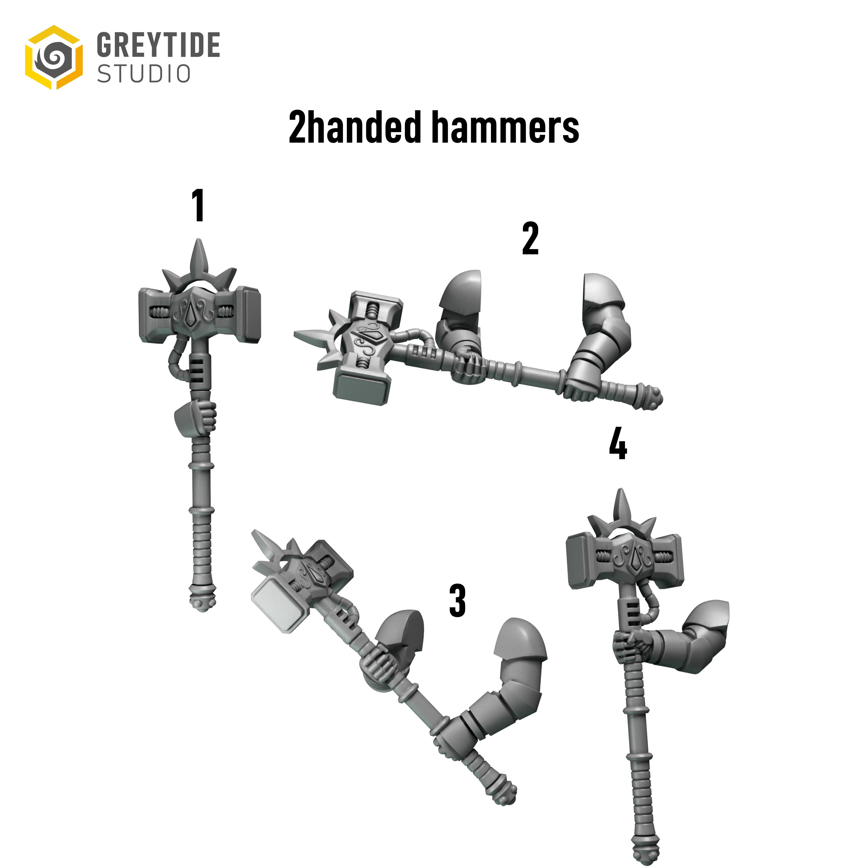 Crimson Lords Two Handed Hammers (4)