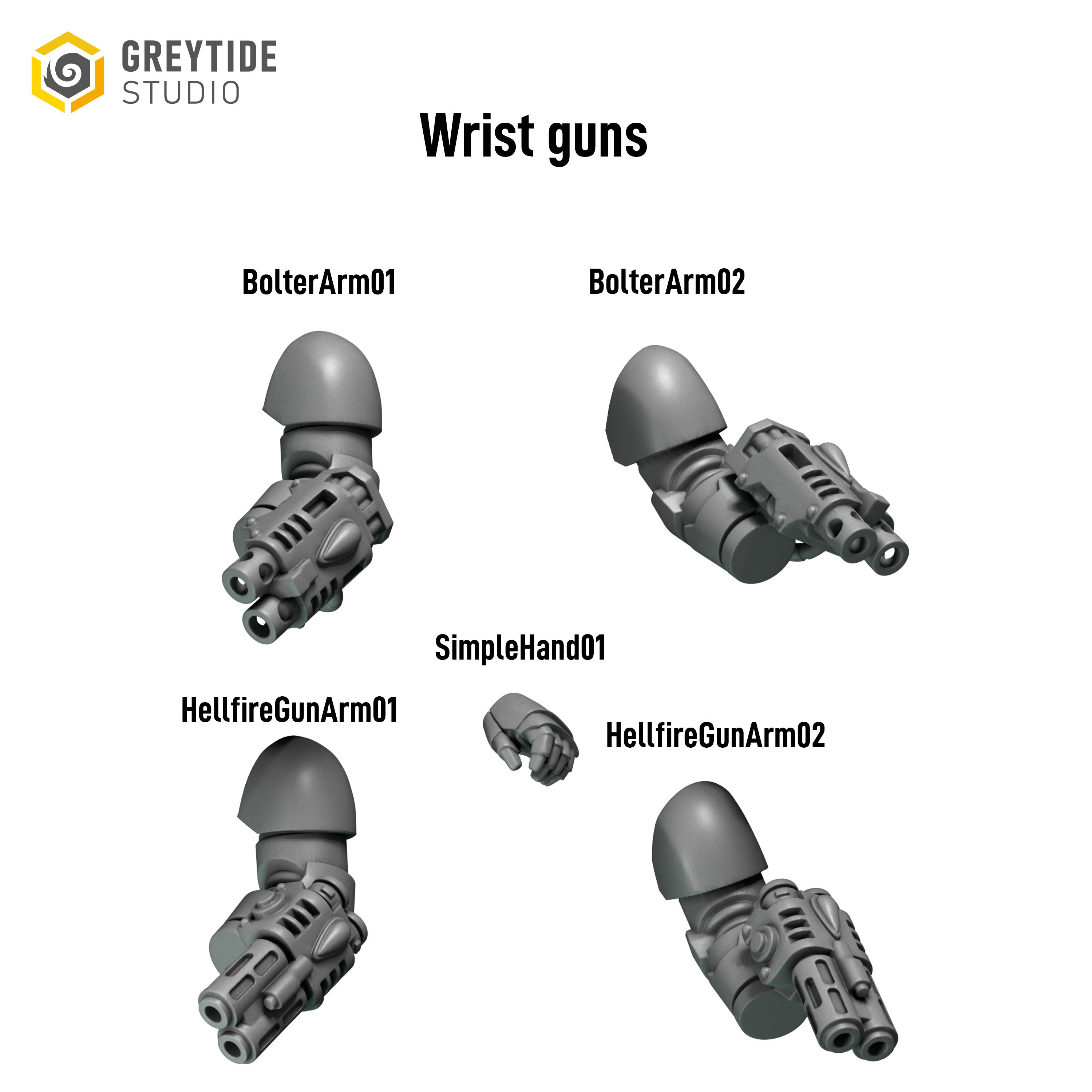 Crimson Lords Wrist Guns (2)