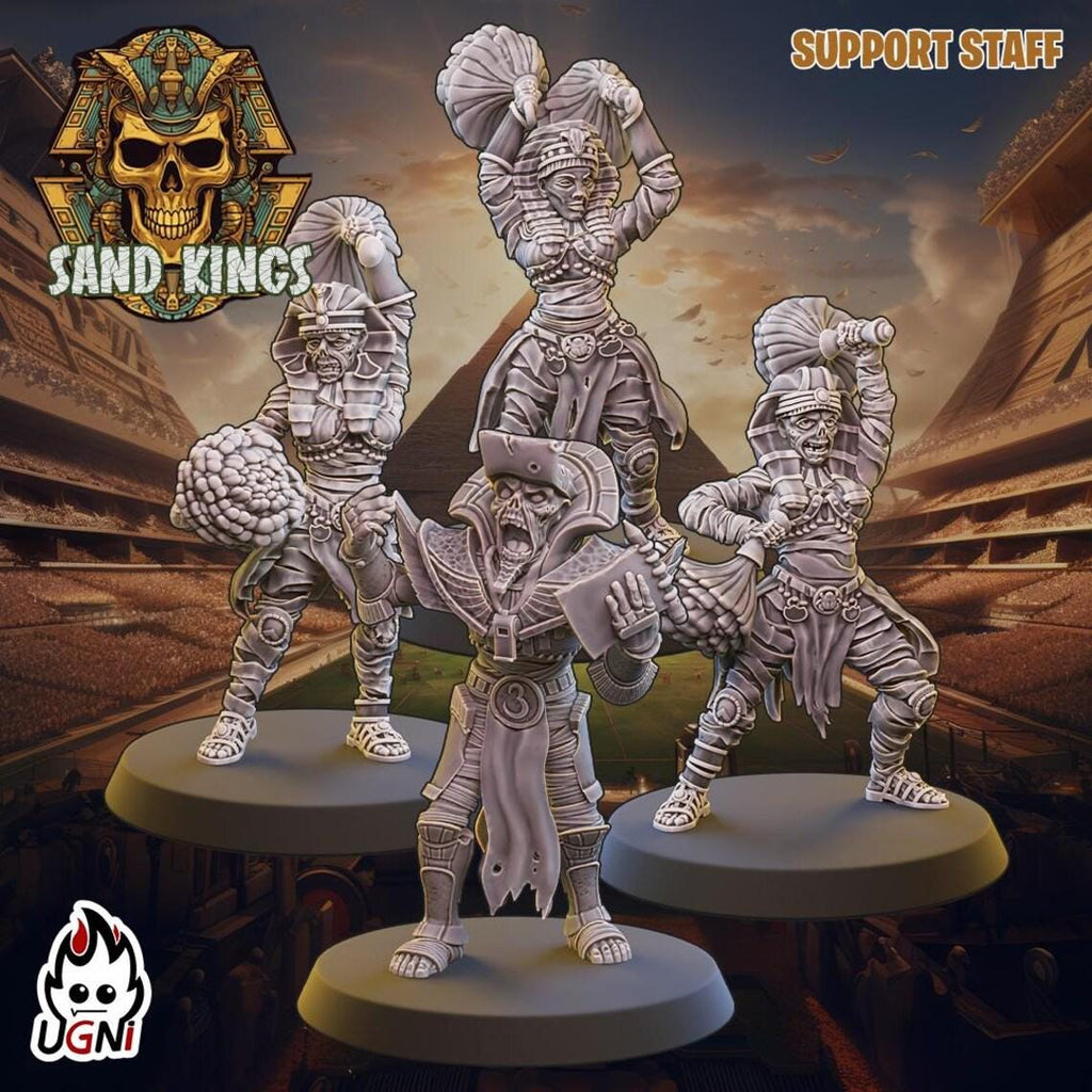 Sand Kings Football Team (16) - Resin Miniatures - ProxiesAU
