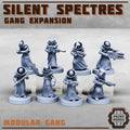 Silent Spectres Gang - Expansion (8) - Resin Miniatures - ProxiesAU