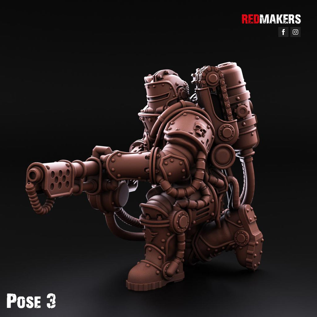 Solar Guard Heavy Flamer Squad (10)