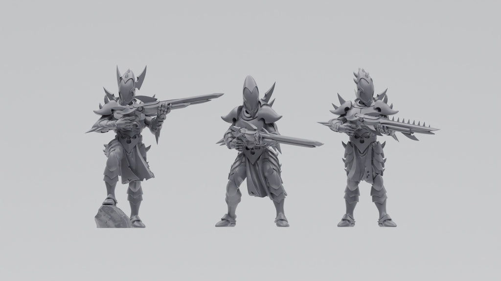 Dark Space Elf Cult Warriors (10)