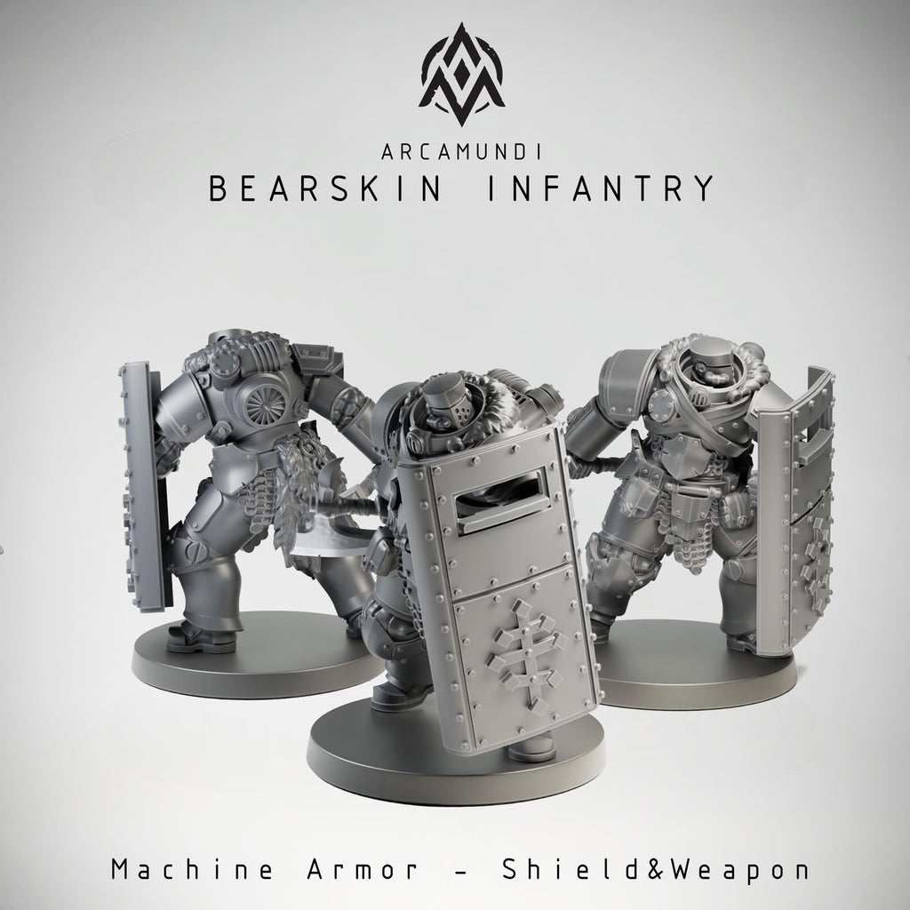Bearskin Infantry - Machine Armor with Shield (1)