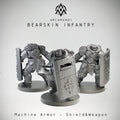 Bearskin Infantry - Machine Armor with Shield (1) - Resin Miniatures - ProxiesAU