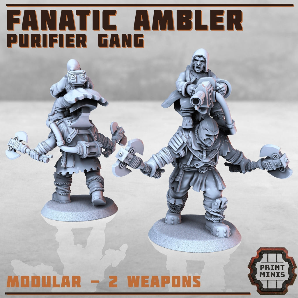 Purifier Gang - Fanatic Ambler Brute - Resin Miniatures - ProxiesAU