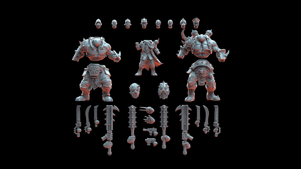 Blood Legion Officer and Bodyguards (3)