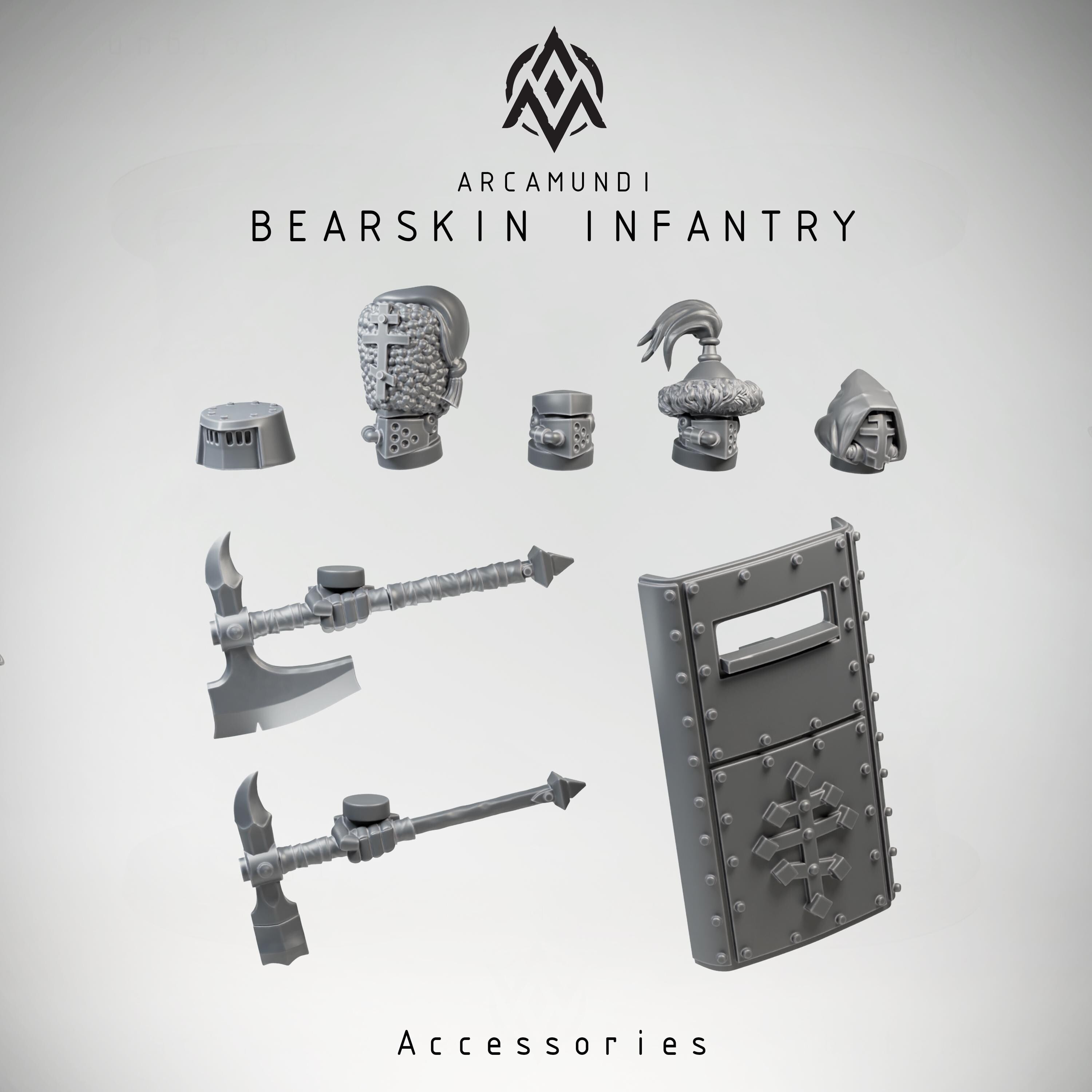 Bearskin Infantry - Machine Armor with Shield (1)