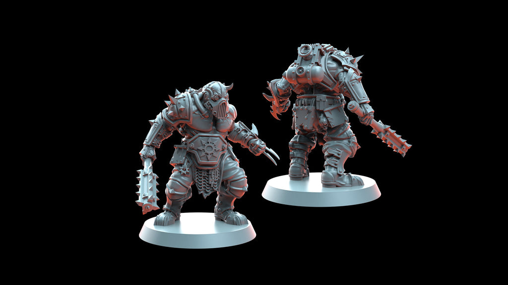 Blood Legion Officer and Bodyguards (3)