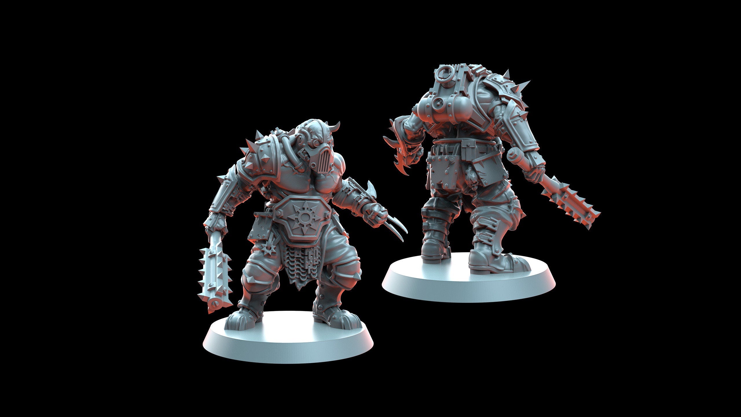 Blood Legion Officer and Bodyguards (3)