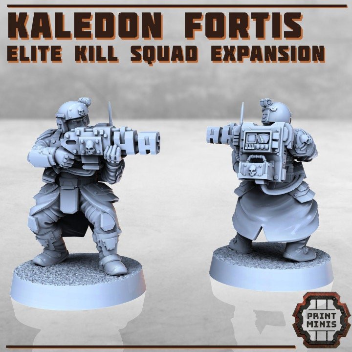 Kaledon Fortis - Kill Squad Expansion (5) - Resin Miniatures - ProxiesAU