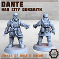 Dante Hab City Weaponsmith (1) - Resin Miniatures - ProxiesAU
