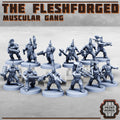 The Fleshforged Gang (10) - Resin Miniatures - ProxiesAU