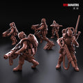 Jungle Fighters Female Squad (5) - Resin Miniatures - ProxiesAU
